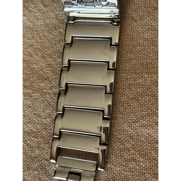 Kimio quartz women's silver tone bracelet watch with pink dial, new battery - Picture 4 of 6